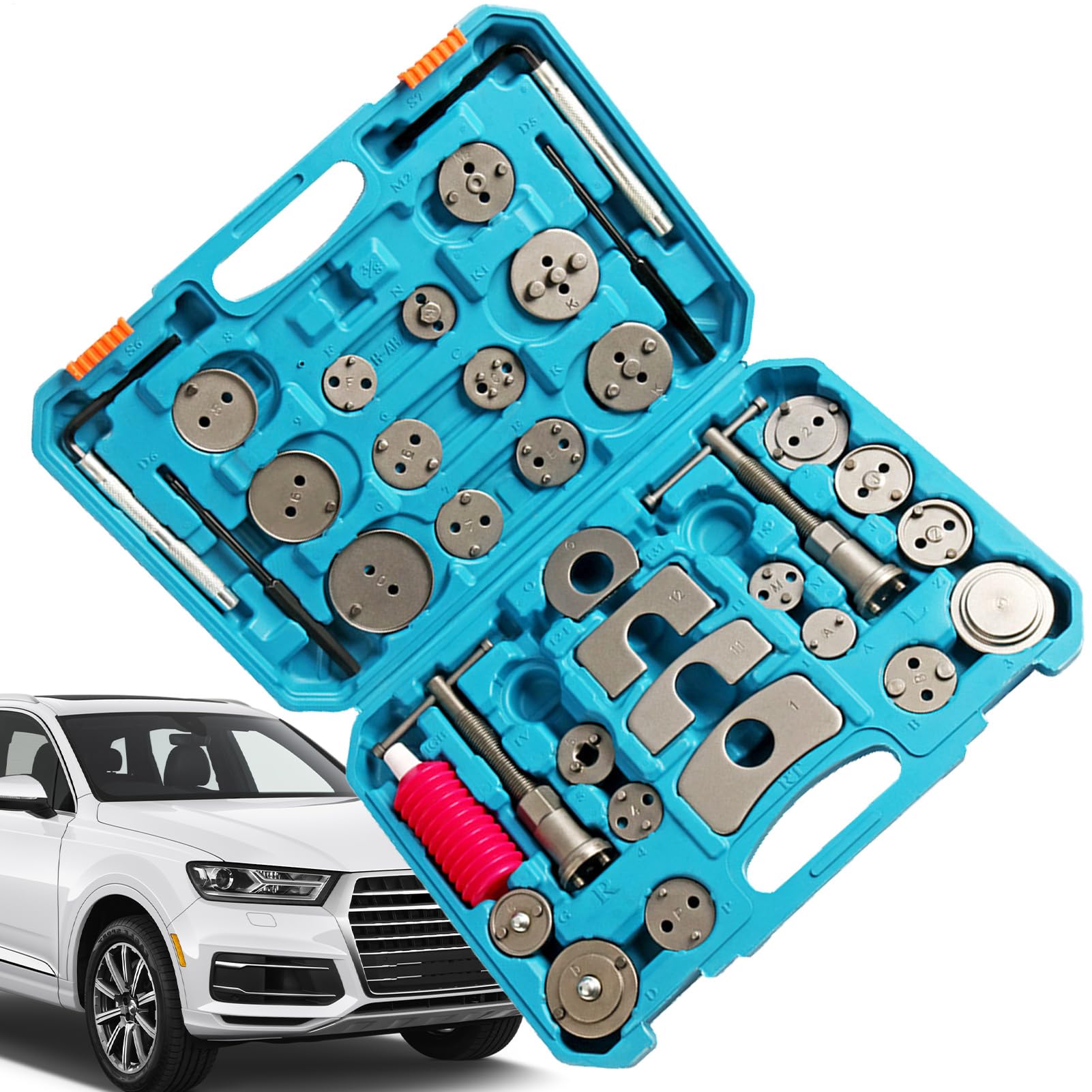 ブレーキピストン圧縮工具 - ワインドバック ピストンディスク 収納ケース付き,カー 工具 キット | 家庭用ガレージや自動車修理店向けメンテナンスツール｜BSマーケット 8,173円