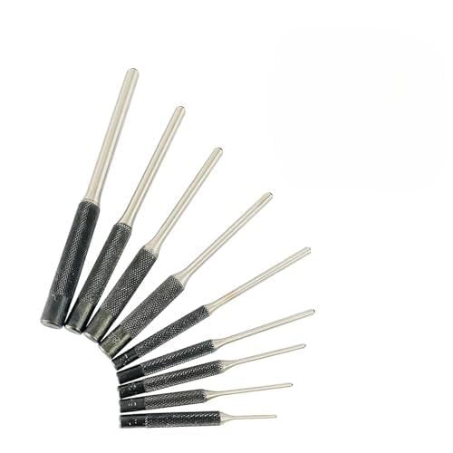 ピンポンチセット 9本 Φ1.5-Φ7.9 ロールピン パンチセット 穴あけ工具 機械 車両 木製 キャリングバッグ付き ()｜BSマーケット 9,299円
