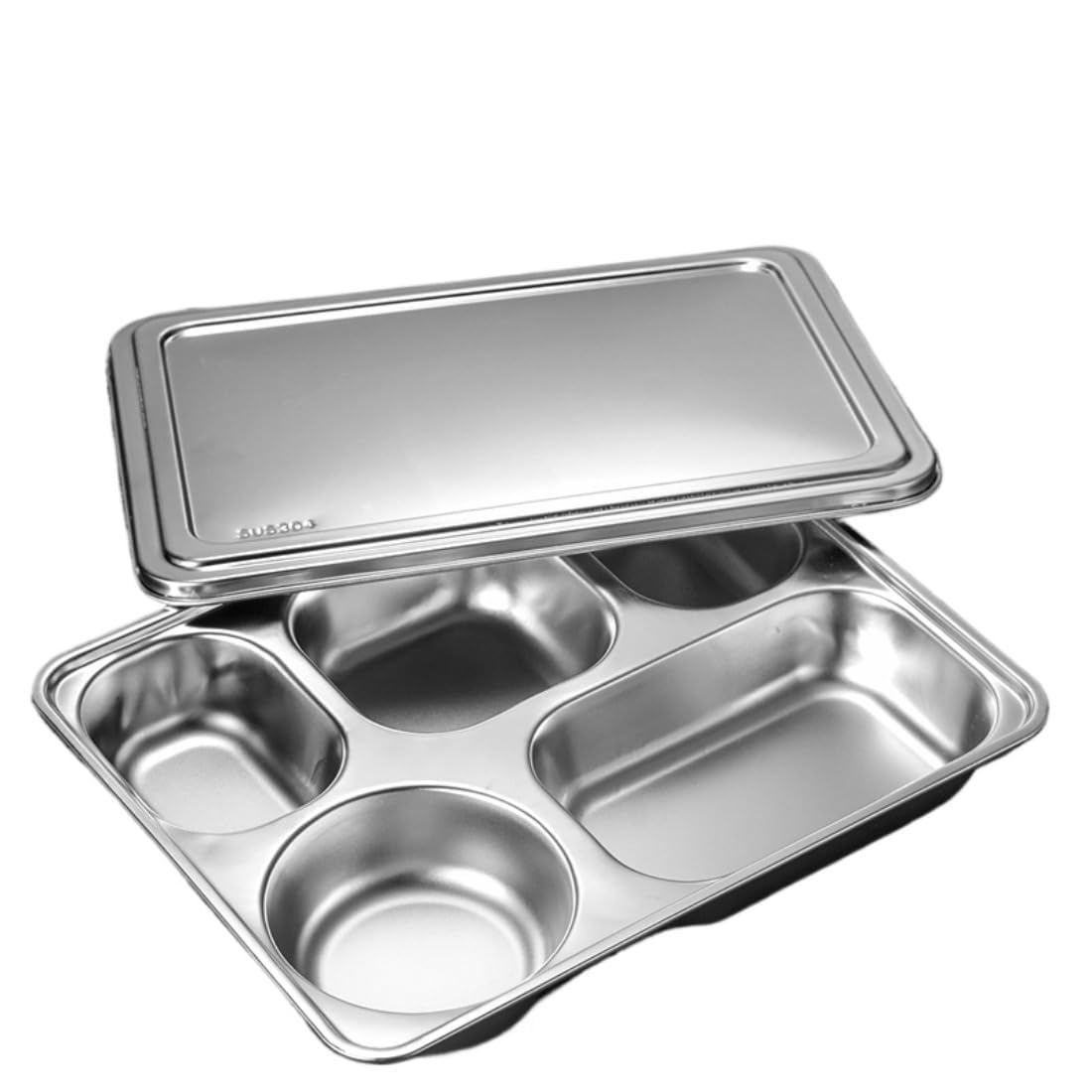 ステンレス鋼 夕ご飯一皿 分け取り皿 一皿 食器 ボンネット お盆 皿 今めかしい 分け取り皿 取りわける一皿 一皿 皿 食器 難民キャンプ用 丸焼き用 ()