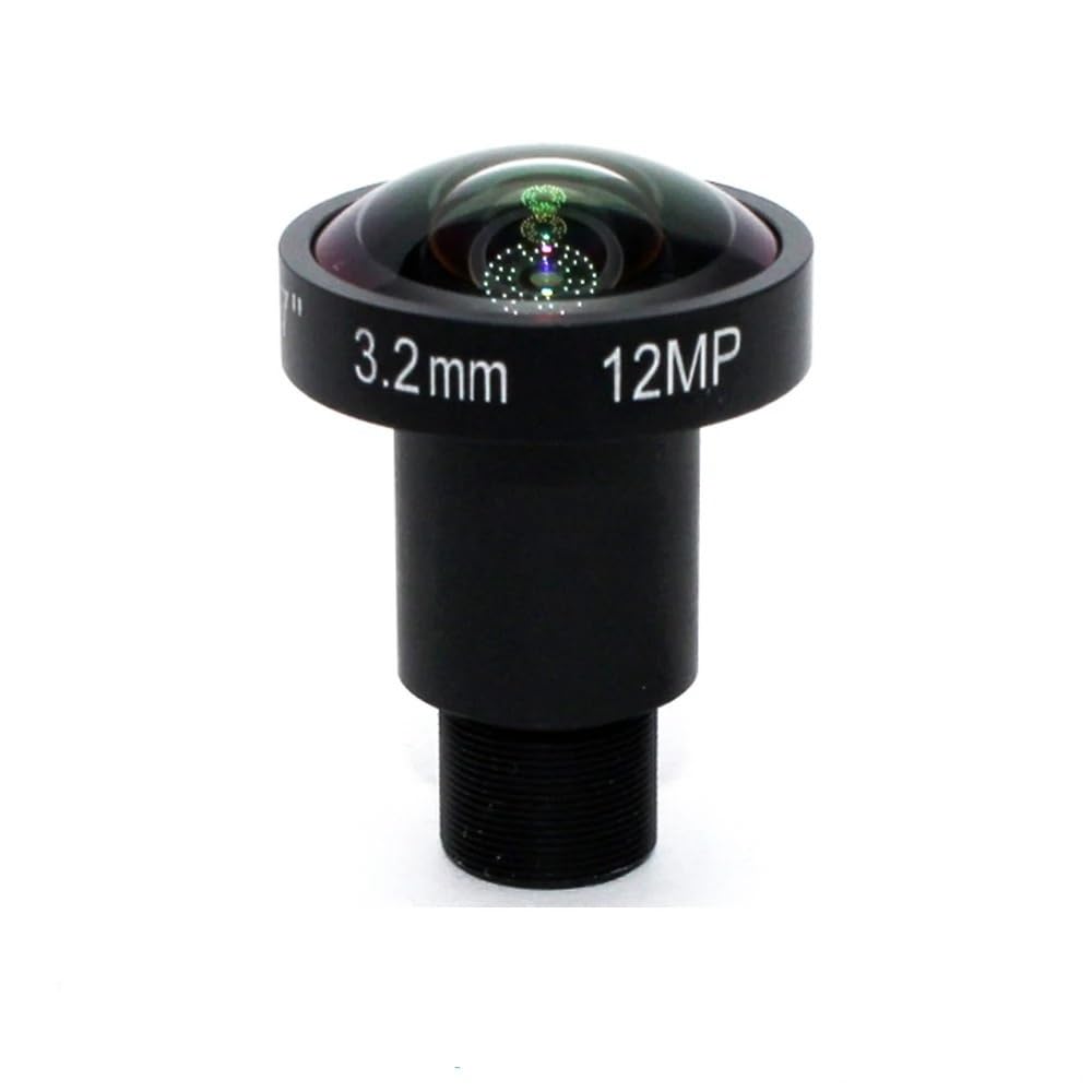 M12マウント 水晶体 3.2粍 12MP F2.0 1/1.7in 魚眼 広角 高解像力 1200万絵素 行動写真機 運動競技写真機 取り替えっこ用水晶体 監督すること写真機用 高画質