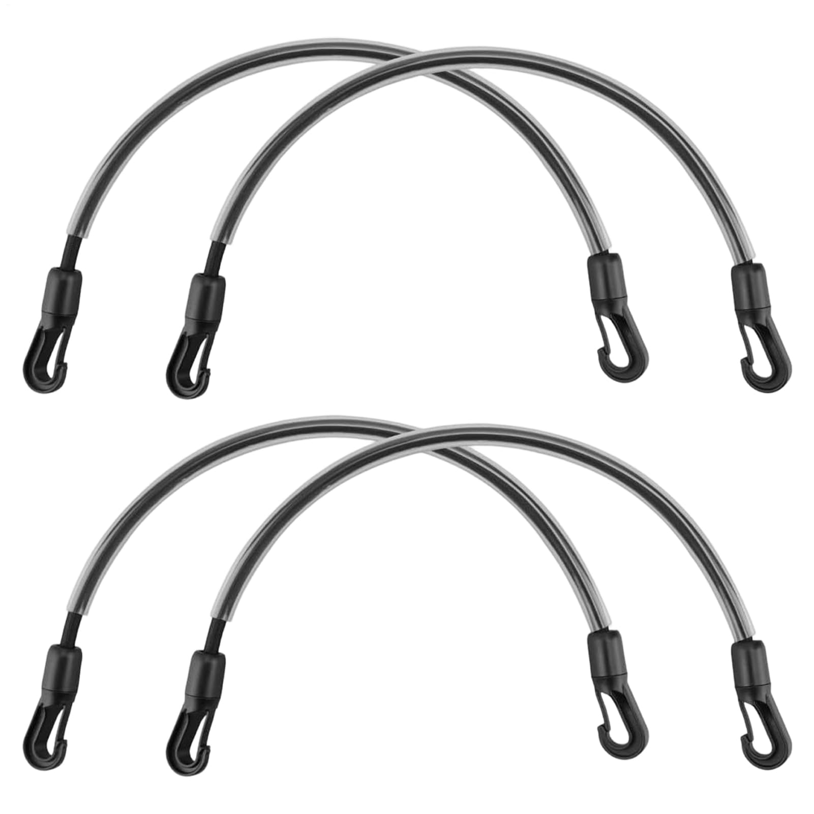 馬用 馬着 ストラップ 4本セット 54cm テールコード 弾性ゴム 交換用パーツ 厩舎 乗馬用品 ダブルフック付き 汚れ防止 調整可能 持ち運び袋付き｜BSマーケット