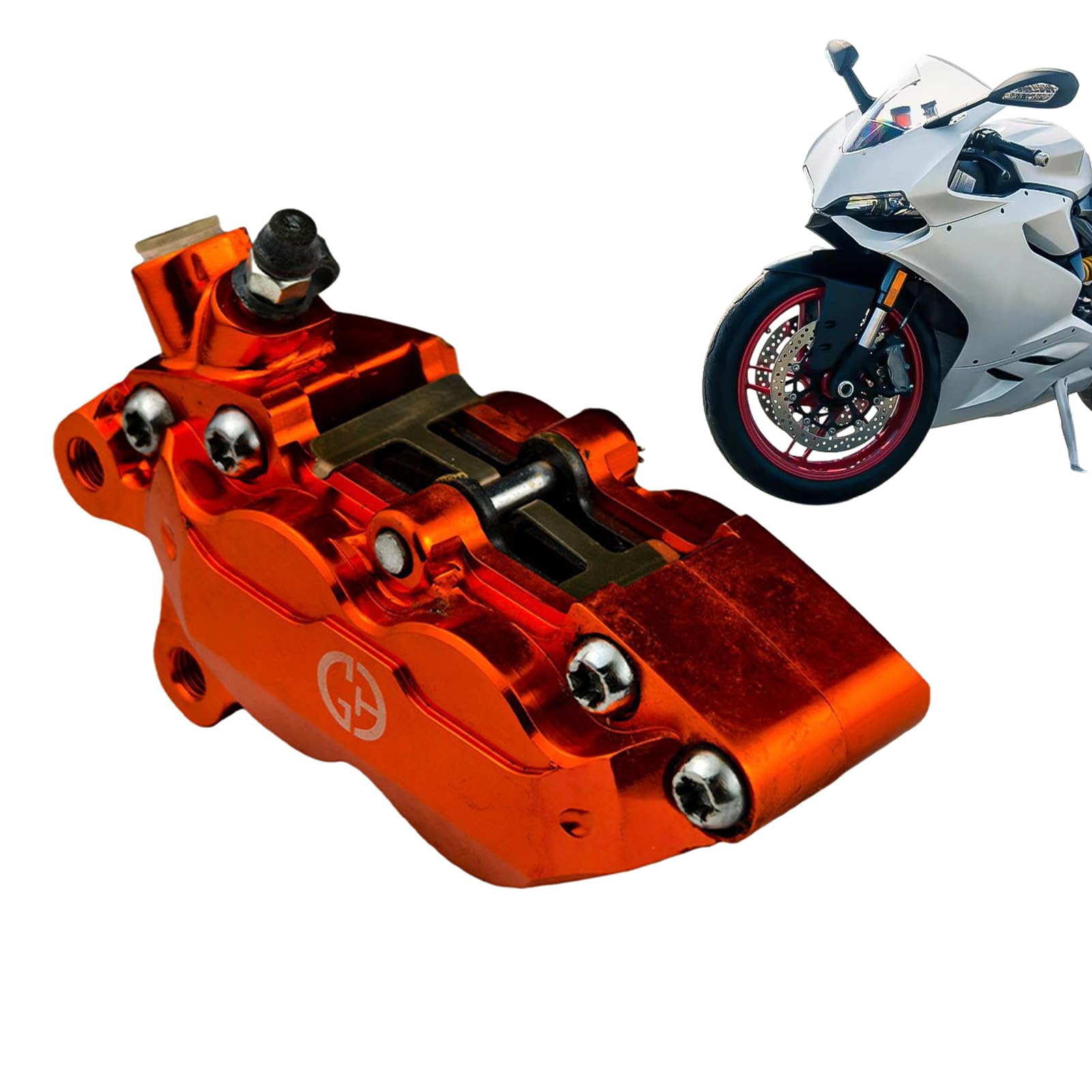 後輪ディスクブレーキクランプ | アルミニウム合金製交換クリップ - ダートバイク ブレーキ クランプ | オートバイ エンジン 全地形車 モトクロス メンテナンス用｜BSマーケット