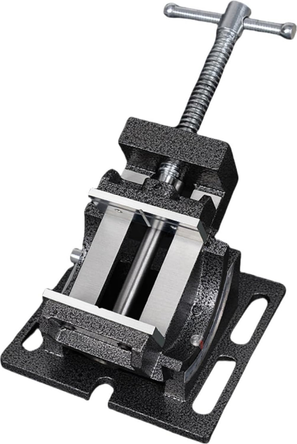 回転ベース付きバイス ユニバーサル傾斜ベンチバイス ドリルプレスバイス 鋳鉄製 家庭用 工場用 多角度調整可能な角度0-90° 取り外し可能なジョー 操作簡単 工業用グレード 精密機械 加工用特殊クランプツール 木工固定トップツール 頑丈 (4インチ)|BSマーケット