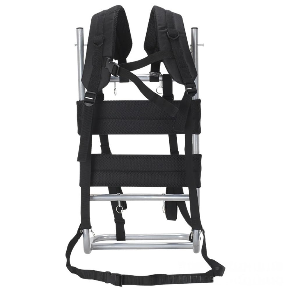 [] アルミ合金製折りたたみ式ポータブル登山用バックパック。旅行、キャンプ、ハイキング、登山、荷物運搬、引越しに最適｜BSマーケット