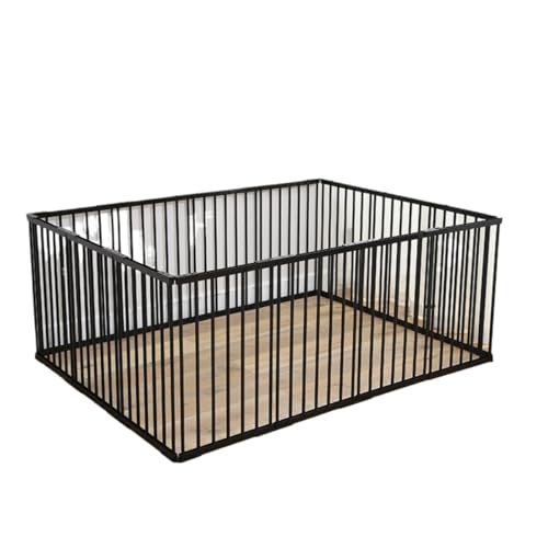 ペットサークル 犬用 犬サークルケージ 犬ゲージ 犬ケージ 接続式 簡単組み立て 工具不要 折りたたみ 広げる 12 枚セット 16 枚セット 多頭飼い対応 室内外使用可能 ペットの活動スペース確保 (黒い14枚)|BSマーケット