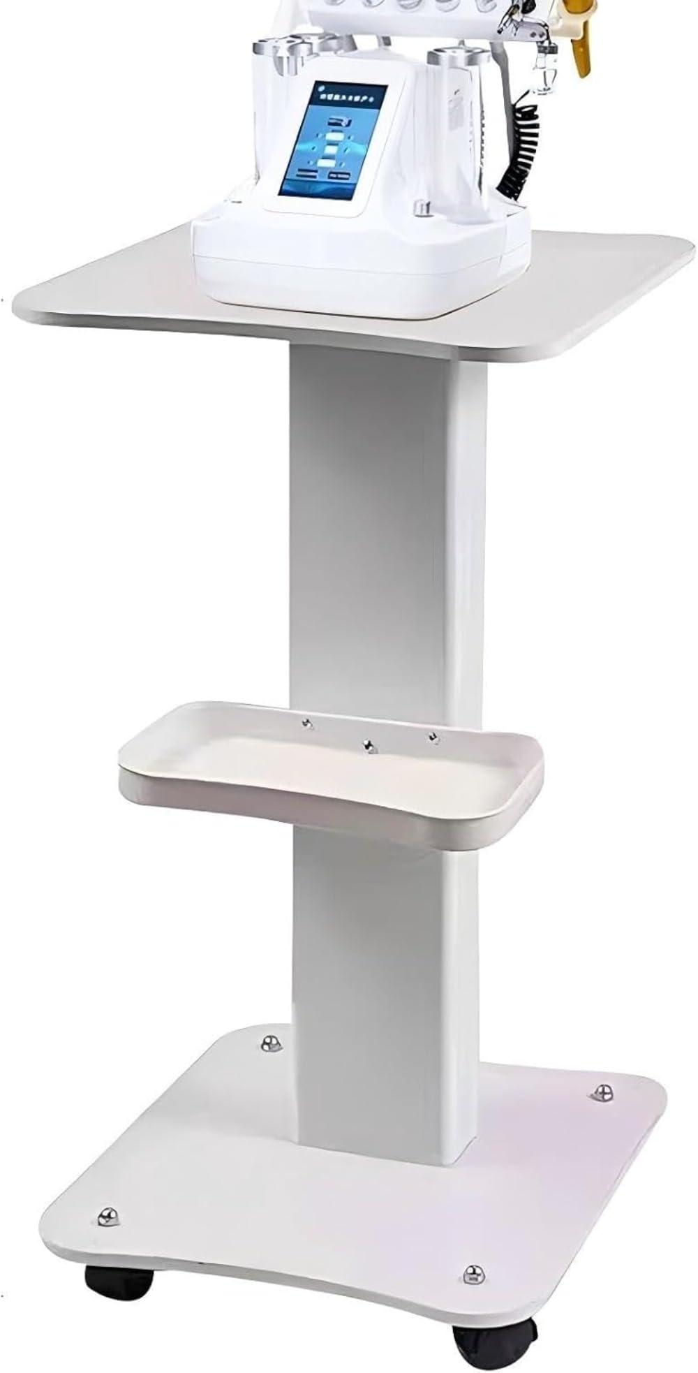 美容機器トロリー 眉毛脱毛機 ベース 移動式収納ラック ラック (鉄製ピラービューティートロリー)｜BSマーケット