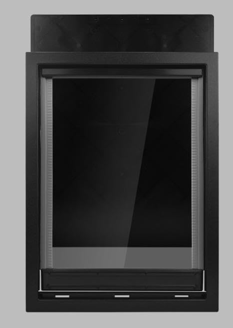 ペットドア、大型犬用マグネット自動閉鎖ドア双方向セキュリティアクセサリー 出入り2方向、取り付け簡単、ペットスクリーンドア、マグネットリセット、大型、中型、小型のペットの猫と犬に適しています (,ブラック)|BSマーケット