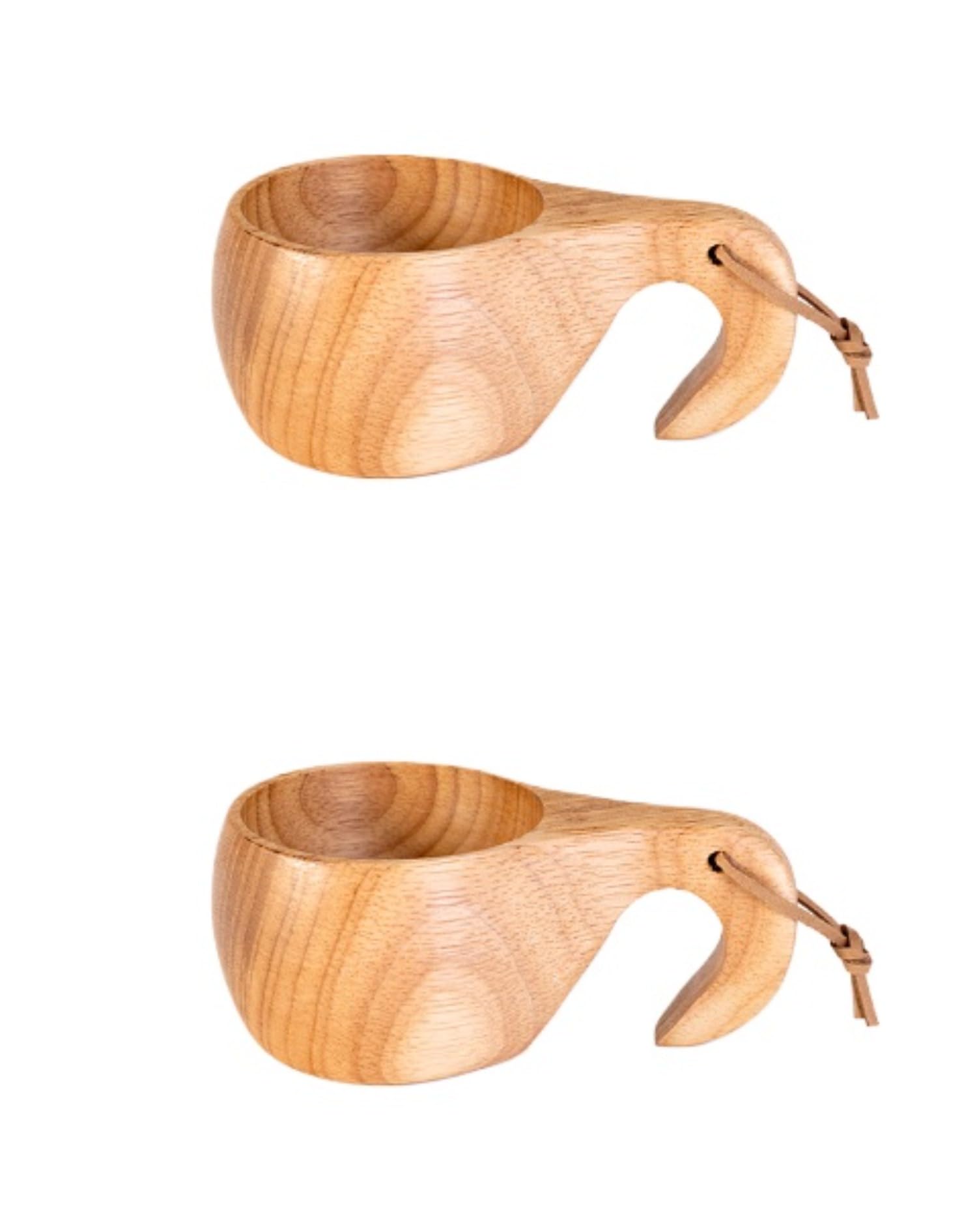 2個セット ハンドメイド 木製マグカップ 木製キャンプ 北欧 ナチュラル 携帯用 ゴム製 ハイキング マグカップ コーヒーマグ ミルクマグ スープ皿 手作り雑貨 アクセサリー お菓子 フルーツ入れ キッチン レストラン クリスマス・記念日・ホリデーギフト (象のトランクカップ)｜BSマーケット 9,219円