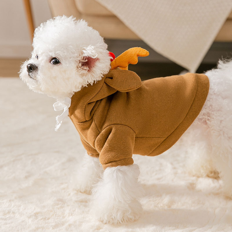 クリスマス 犬服 おしゃれ かわいい つなぎ シャツ トナカイ ドッグウェア ペット服 ペット用品 冬 小型犬 服 犬 猫 秋 送料無料 激安 超特価 かわいい
