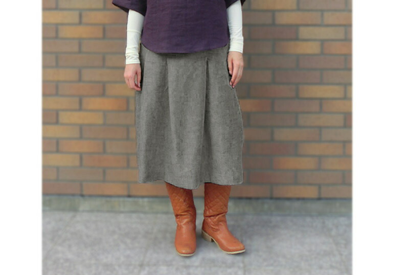 激安特価 楽天市場 リネンウール ソフトプリーツスカート Osk 06w 静電気防止スカート ロングスカート ウエストゴムリネンスカート麻スカートxsサイズレディースファッション代30代40代50代60代リネン生地 上質スカート スカート Xs 3l 自分サイズでつくる Bst