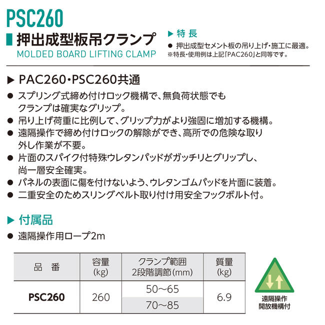 送料0円 道具屋.com日本クランプ ドラム缶つり専用クランプ 使用荷重