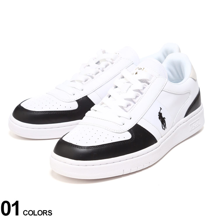 アウトレット送料無料 楽天市場 Polo Ralph Lauren ポロ ラルフローレン レザー ワンポイントロゴ ローカットスニーカーブランド メンズ 男性 シューズ 靴 スニーカー レザースニーカー 革 白 ローカット Rl 大きいサイズのサカゼン 日本最大級 Mjc