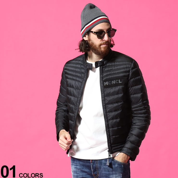 Moncler モンクレール ブランド メンズ スタンド 男性 男性 アウター ジャケット ブルゾン ダウン コート ジャケット 秋 冬 防寒 ナイロン ショート Moncler モンクレール 胸ロゴ スタンド フルジップ ダウンジャケット Conques ブランド メンズ 男性 アウター