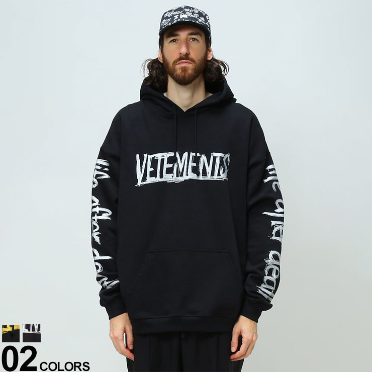 超激安特価】 vetements ヴェトモン メタルロゴ パーカーの通販 by Paris shop｜ラクマ