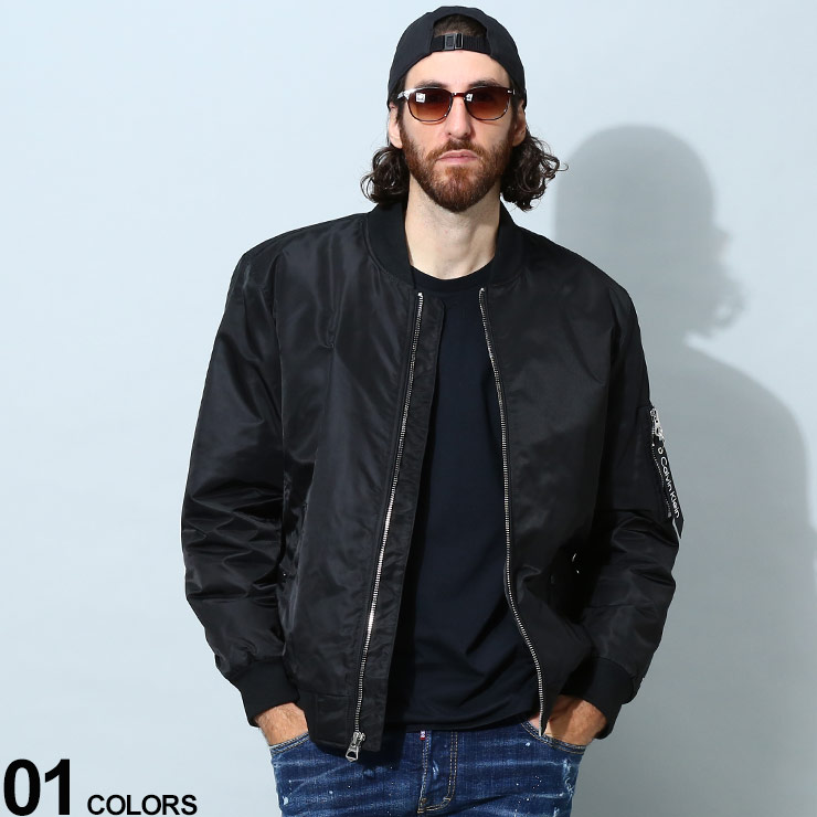21公式店舗 Calvin Klein カルバンクライン フルジップ 中綿 ジャケット Ma 1ブランド メンズ 男性 アウター