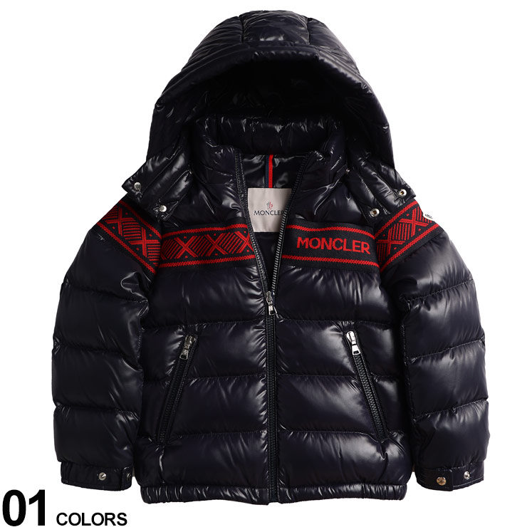 新しく着き MONCLER モンクレール フード着脱 フルジップ ダウン