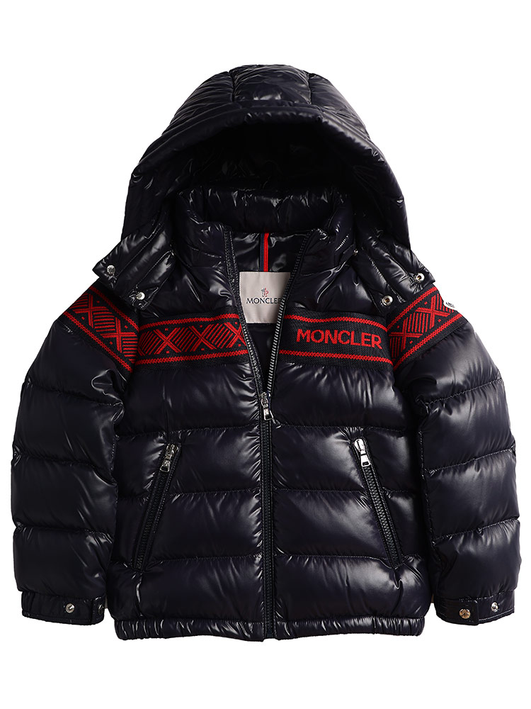 新しく着き MONCLER モンクレール フード着脱 フルジップ ダウン