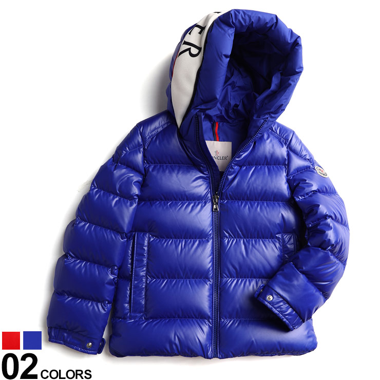 ふるさと割】 MONCLER モンクレール ロゴフード フルジップ ダウン