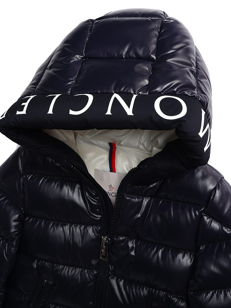 MONCLER (モンクレール) フードロゴ ダウン ジャケット ブルゾン