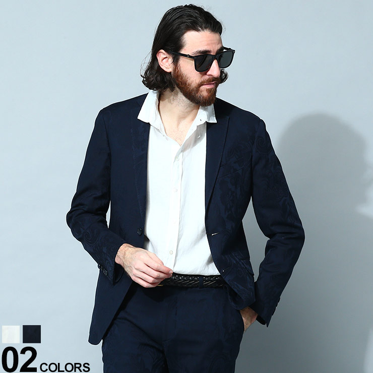 Caruso Caruso カルーゾ ジャケット＆ブルゾン アウター メンズ Suit jackets Slate blue