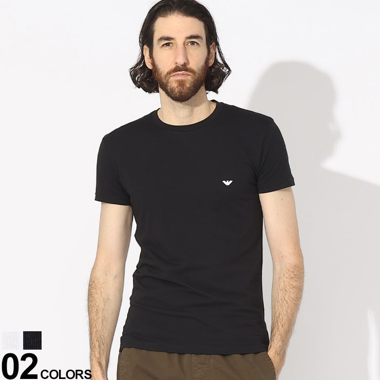 【国内即発】EMPORIO ARMANI 111035 4R523 00010 Tシャツ (新品) 国内即発】EMPORIO ARMANI 111035 4R523 00010 Tシャツ (新品