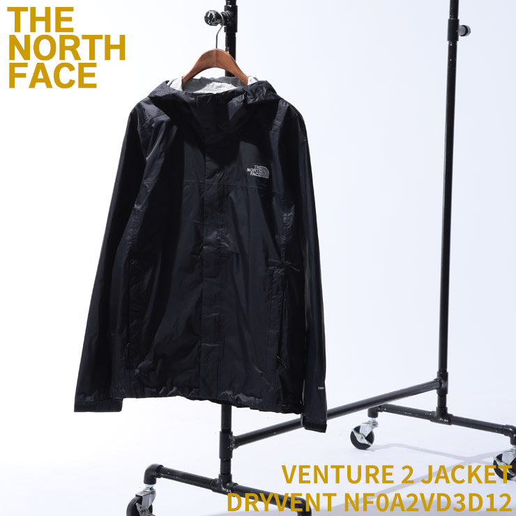 THE NORTH FACE ザ ノースフェイス (ザ ノースフェイス) パッカブル ロゴ刺繍 フルジップ ナイロンジャケット VENTURE 2 JACKET DRYVENT NF0A2VD3D12 メンズ 男性 トップス アウター ブルゾン パーカー アウトドア｜大きいサイズのサカゼン