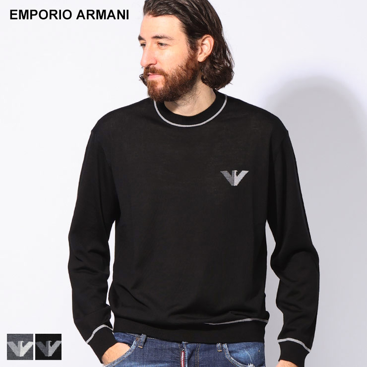 楽天市場】EMPORIO ARMANI エンポリオアルマーニ ニット 8N1M39