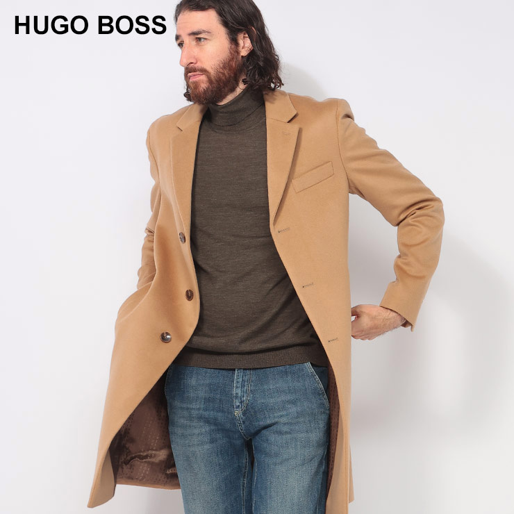 楽天市場】ヒューゴボス HUGO BOSS ウール×カシミヤ シングル