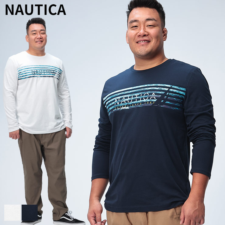 HD27【US輸入】NAUTICA(ノーティカ)　Tシャツ【メンズ3XL】レッド NAUTICA（ノーティカ）の「半袖Tシャツ（Tシャツ&frasl;カットソー）」 - WEAR