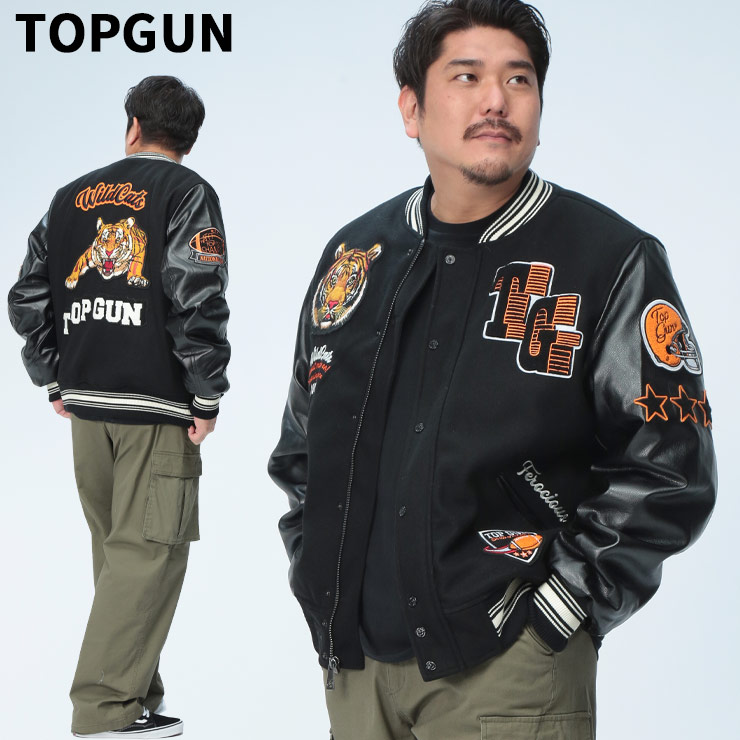 【極美品】TOPGUN トップガン スタジャン USA製 ワッペン XLサイズ imgrc0077034822.jpg