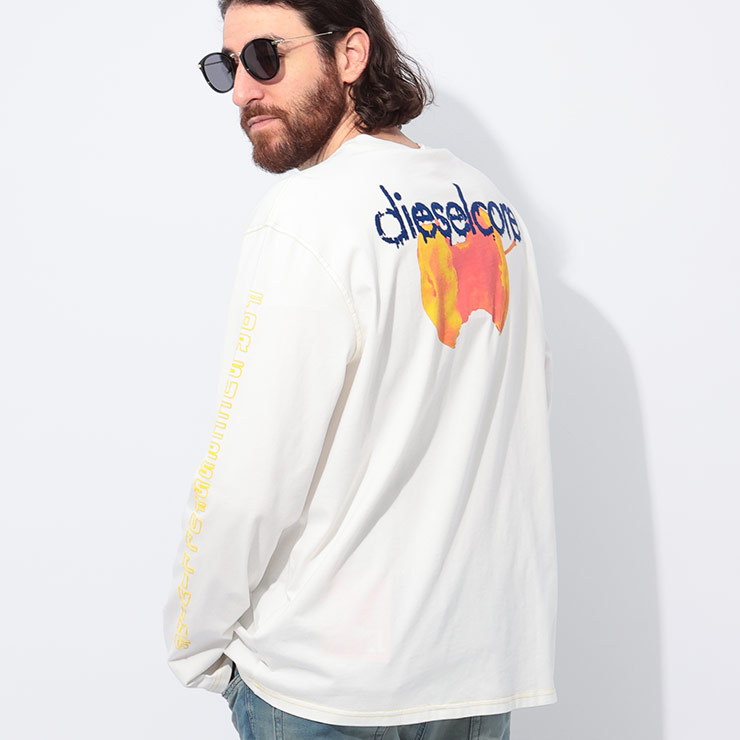 楽天市場】DIESEL ディーゼル 長袖 Tシャツ T-WAHOOD-E1 A06264