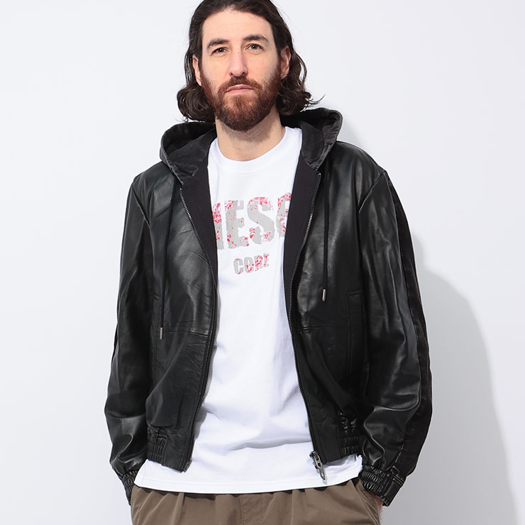 楽天市場】ディーゼル DIESEL メンズ アウター ジャケット レザー