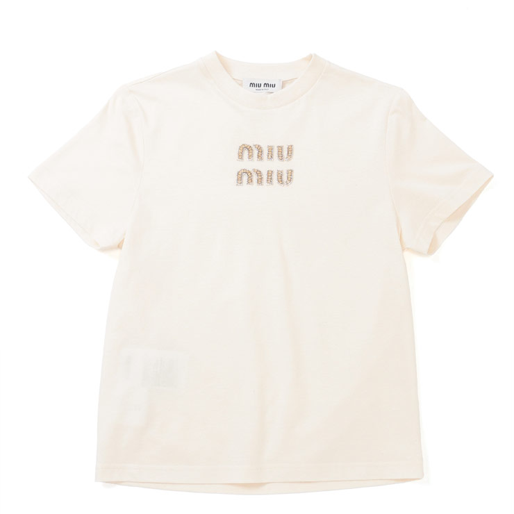 楽天市場】MIUMIU ミュウミュウ Tシャツ MJL862 1YXT レディース