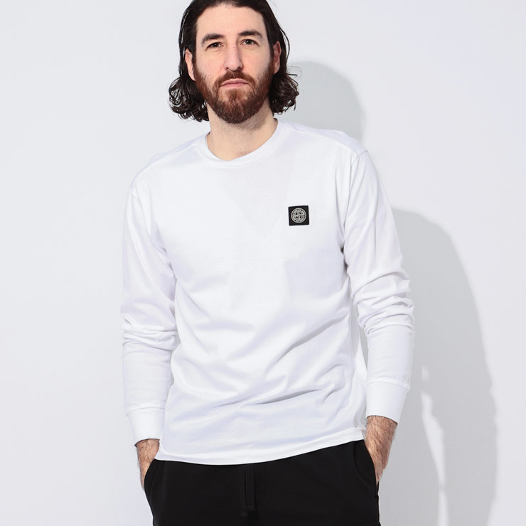 STONE ISLANDコットンクルーネックスウェット　ストーンアイランドロンT 楽天市場】STONE ISLAND ストーンアイランド スウェット