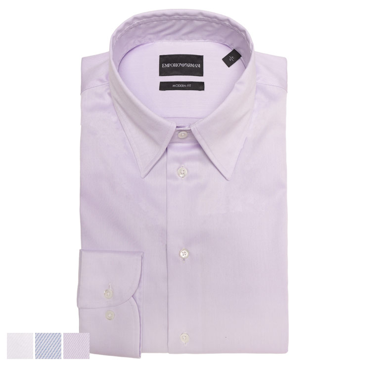 新品 訳あり EMPORIO ARMANIドレスシャツ レギュラーカラー ダブルカフス ワイシャツ 長袖【41/16】エンポリオアルマーニ 316799 新品 訳あり EMPORIO ARMANIドレスシャツ レギュラーカラー 長袖