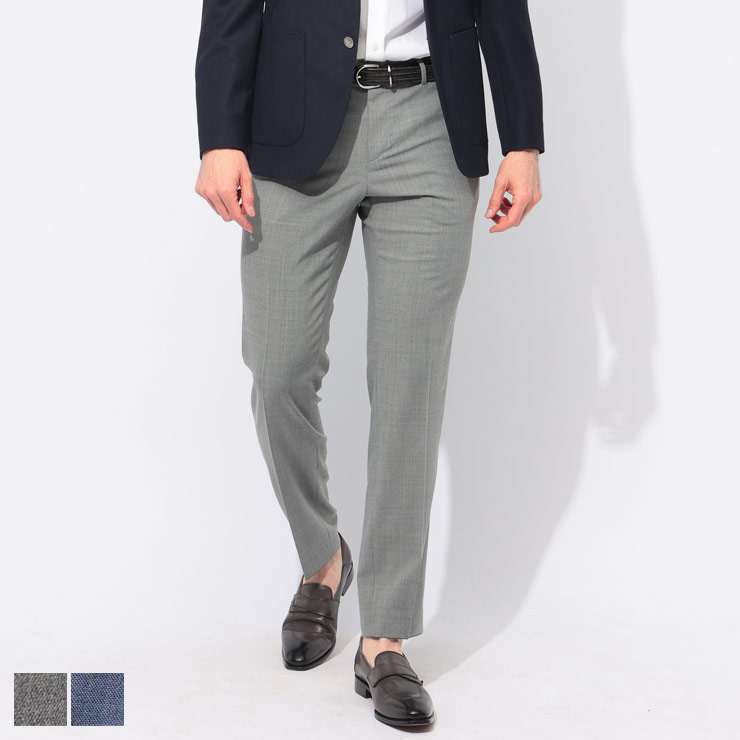 ヒューゴボス HUGO BOSS ストレッチウール ノータック パンツ HB50534908 ブランド メンズ 男性 ボトムス パンツ スラックス フォーマル ウール