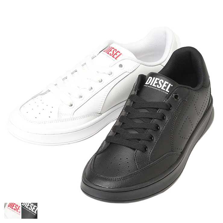 楽天市場】ディーゼル スニーカー メンズ ローカット レザー ブラック