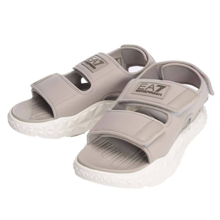 エンポリオアルマーニ EMPORIO ARMANI EA7 デザインソール ベルト スポーツ サンダル EA7XBR004XK449 ブランド メンズ 男性 靴 シューズ サンダル レジャー アウトドア 春夏