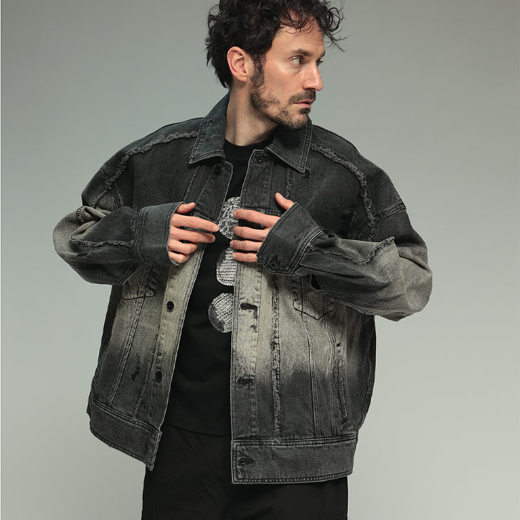 楽天市場】フェン・チェン・ワン Feng Chen Wang フリンジ フルボタン