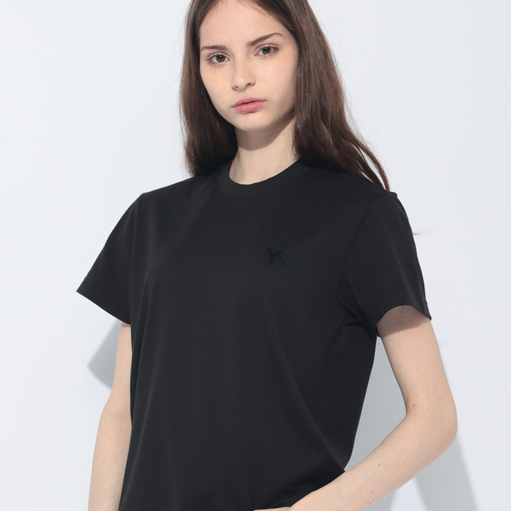 tシャツ W CH1 MESH TEE レディース Y-3 (ワイスリー) メッシュ クルーネック 半袖 Tシャツ CH1 MESH