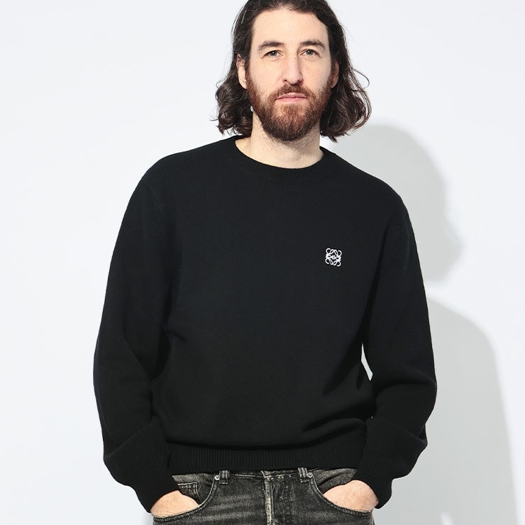 楽天市場】ロエベ LOEWE スウェット ブラック メンズ h526y24j07 1100