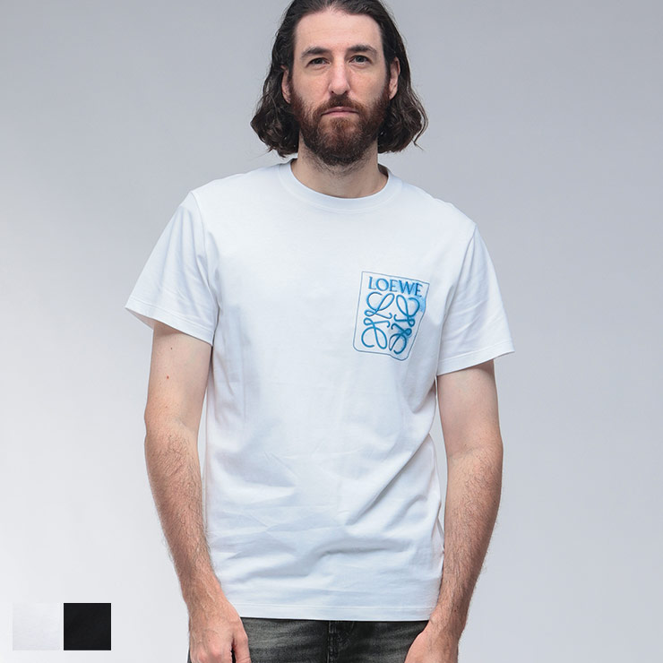 LOEWE ロエベ ロゴ 半袖 Tシャツ レアカラー カットソー 胸ロゴ LOEWE ロエベ ロゴ 半袖 Tシャツ レアカラー カットソー 胸ロゴ
