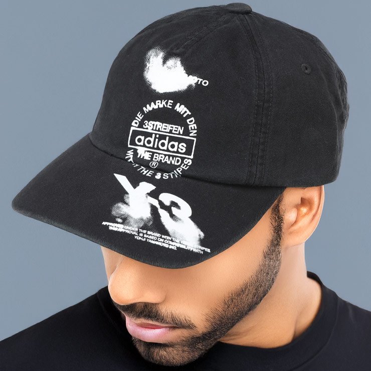 新品★Y-3 GRAPHIC CAP ワイスリー グラフィックキャップ OSFL Y-3 ワイスリー ベースボールキャップ GRAPHIC CAP グラフィック