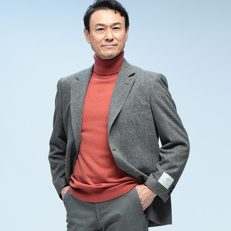 VITTORIO VENETO (ヴィットリオヴェネト) ICHITEKI JAPAN FABRIC ウール混 シングル 2ツ釦 ジャケット 612520225A183 メンズ ビジネス 紳士 アウター ジャケット テーラード フォーマル きれいめ 秋 冬