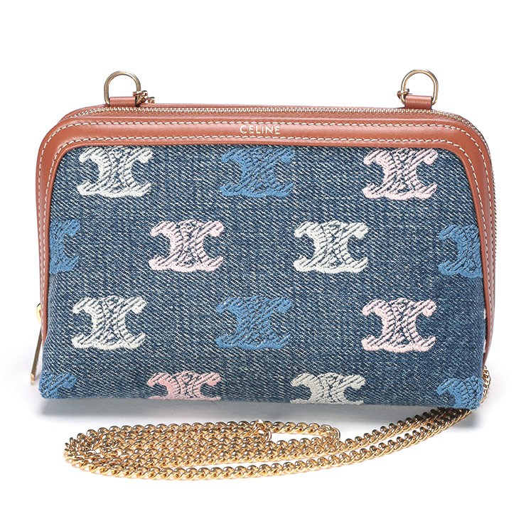 楽天市場】セリーヌ バッグ トリオ ラージ ショルダーバッグ