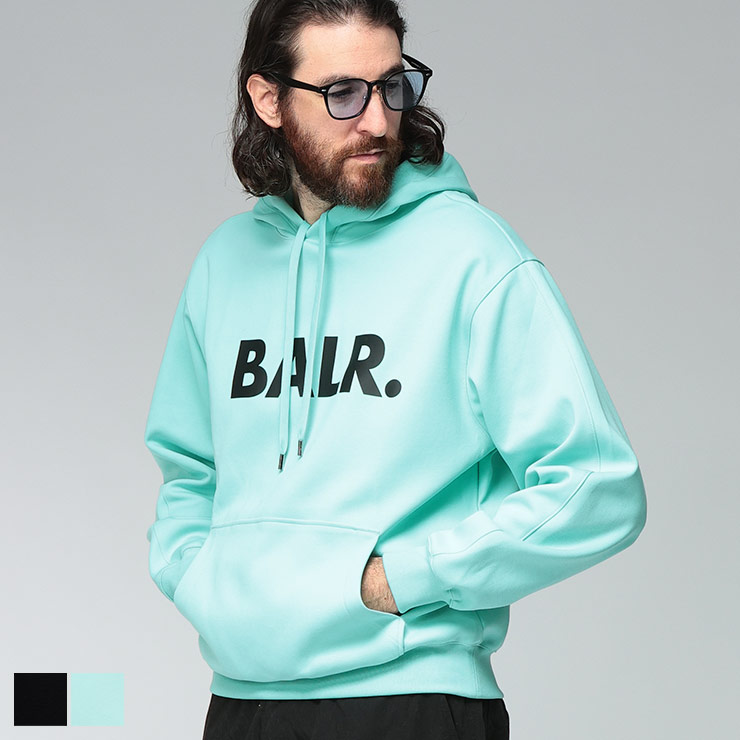 ボーラー フーディ トップス BALR. メンズ スウェット ロゴ プリント プルオーバー パーカー プルパーカー フード BA12611164 ブランド 大人 シンプル 19,718円