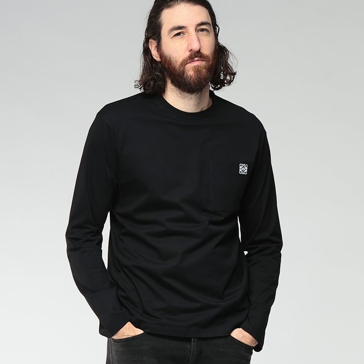 楽天市場】ロエベ LOEWE メンズ トップス ロンT ロングTシャツ 長袖