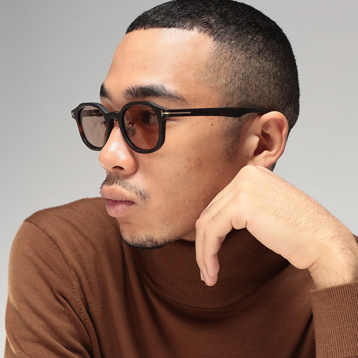 楽天市場】トムフォード TOM FORD サングラス ブラック メンズ ft0876