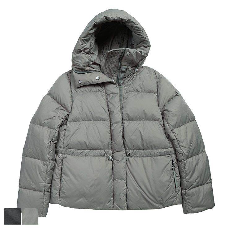 カナダグース ダウン ブルゾン レディース CANADA GOOSE ロゴ フード付き フルジップ ダウンジャケット MONTGOMERY モントゴメリー CGL3042WT ブランド アウター ブラック カーキ|大きいサイズのサカゼン