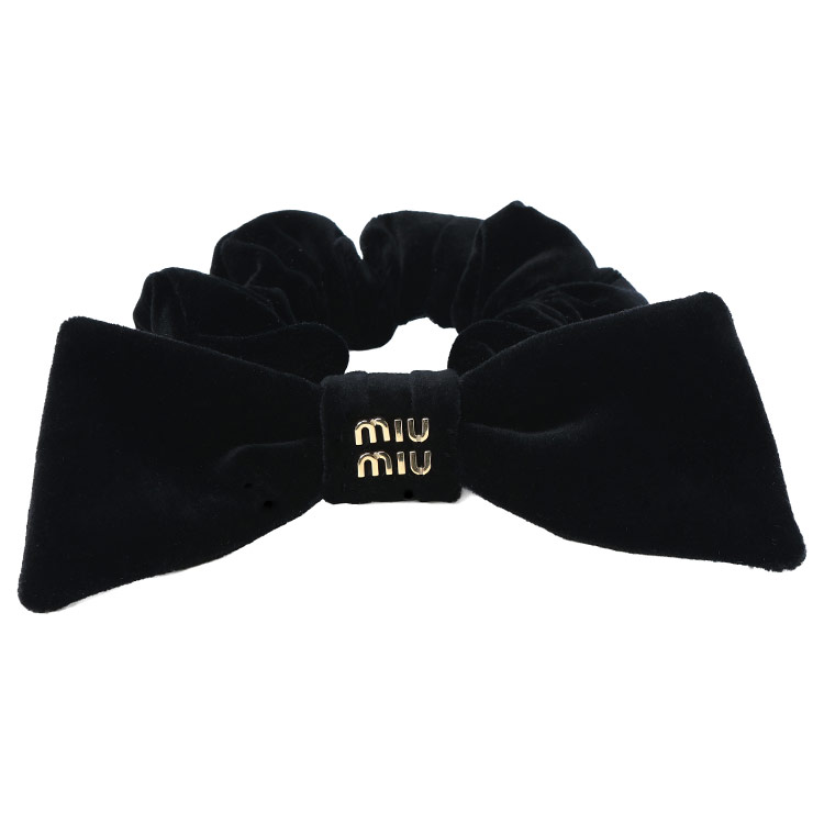 MIU MIUの「ベルベットシュシュ」　未使用品です。 miu miu（ミュウミュウ） シュシュ 5IF063 068 レディース ベルベット